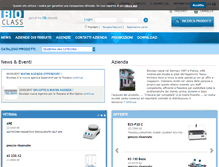 Tablet Screenshot of bioclass.it